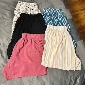 Torrid 3.5 inch Challis Shorts Lot of 5